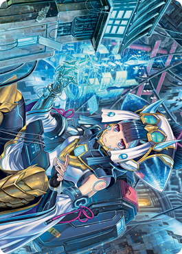 Covert Technician Art Card [Kamigawa: Neon Dynasty Art Series] | Deep Dive Games St. Marys