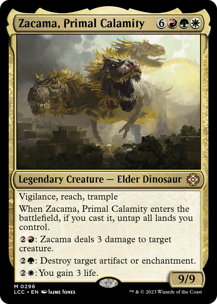 Zacama, Primal Calamity [The Lost Caverns of Ixalan Commander] | Deep Dive Games St. Marys