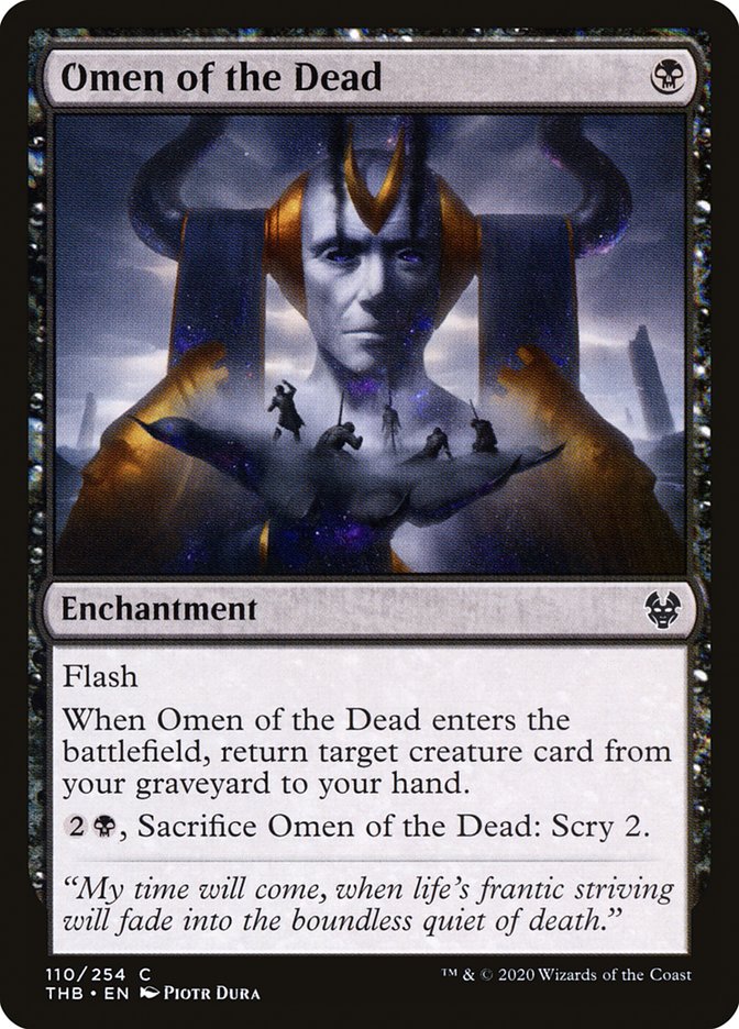 Omen of the Dead [Theros Beyond Death] | Deep Dive Games St. Marys