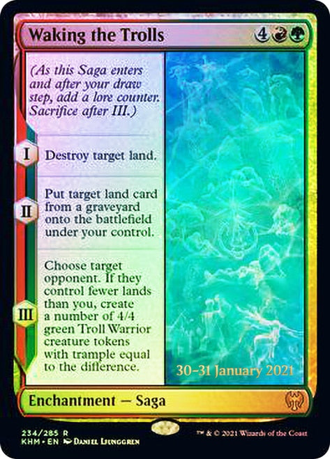 Waking the Trolls [Kaldheim Prerelease Promos] | Deep Dive Games St. Marys