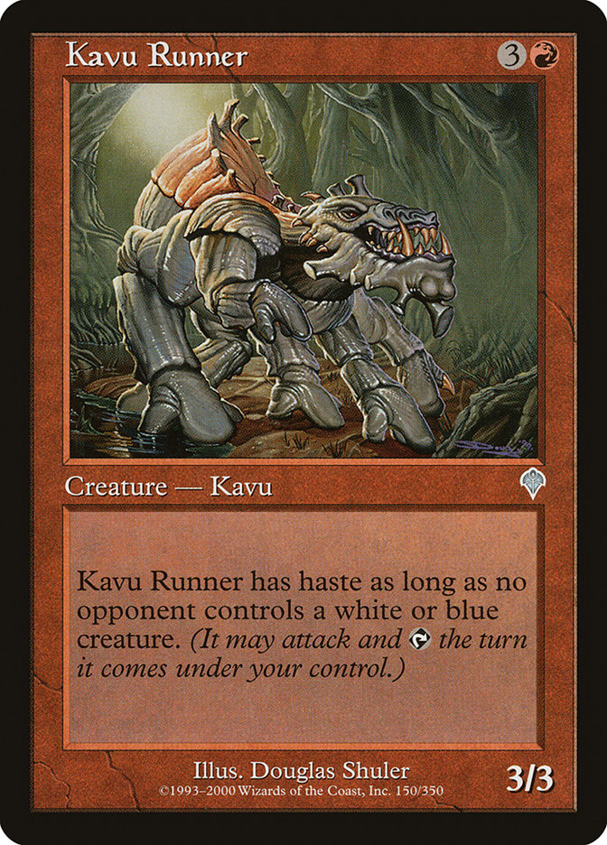 Kavu Runner [Invasion] | Deep Dive Games St. Marys