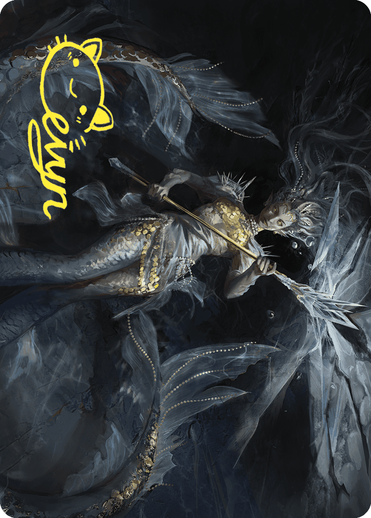 Sharae of Numbing Depths Art Card (Gold-Stamped Signature) [Wilds of Eldraine Art Series] | Deep Dive Games St. Marys