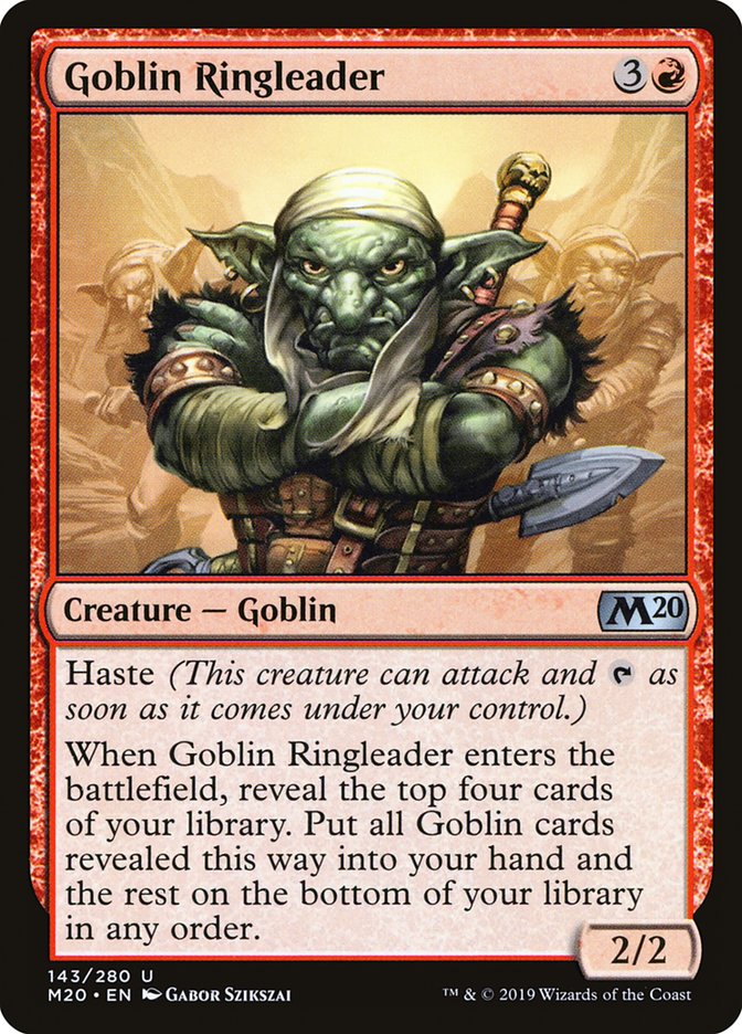 Goblin Ringleader [Core Set 2020] | Deep Dive Games St. Marys
