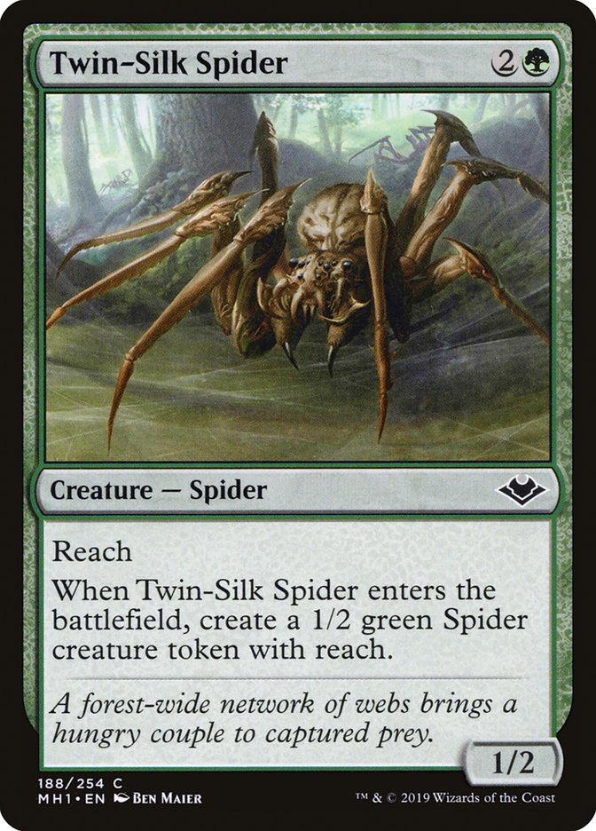 Twin-Silk Spider [Modern Horizons] | Deep Dive Games St. Marys