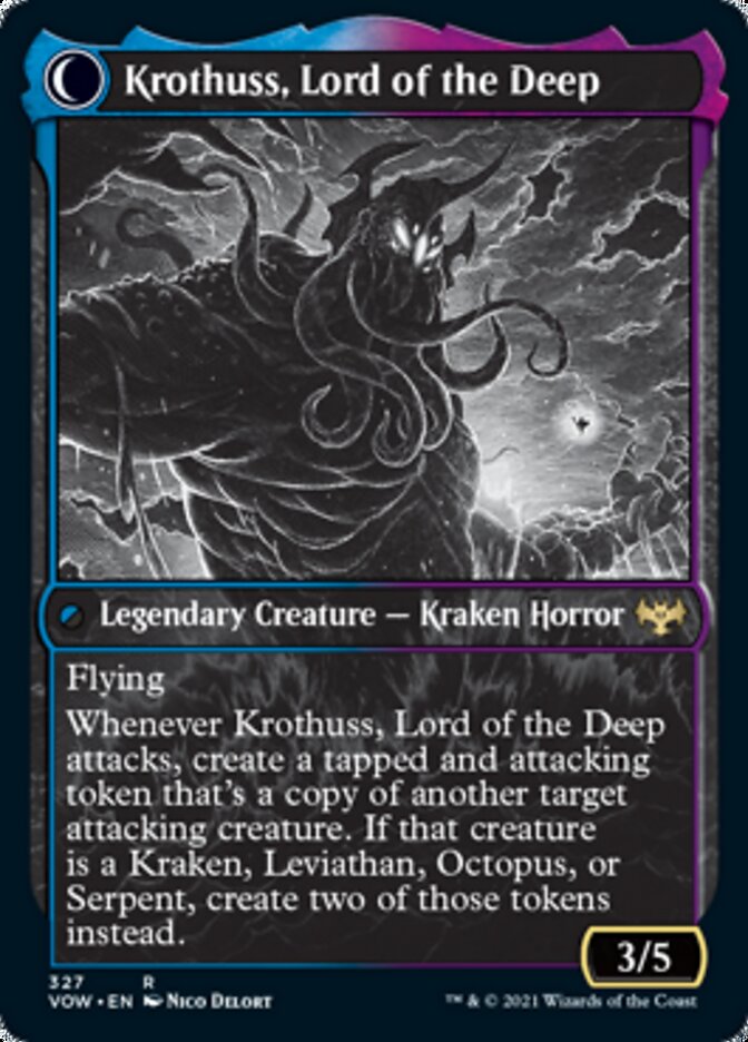 Runo Stromkirk // Krothuss, Lord of the Deep (Showcase Eternal Night) [Innistrad: Crimson Vow] | Deep Dive Games St. Marys