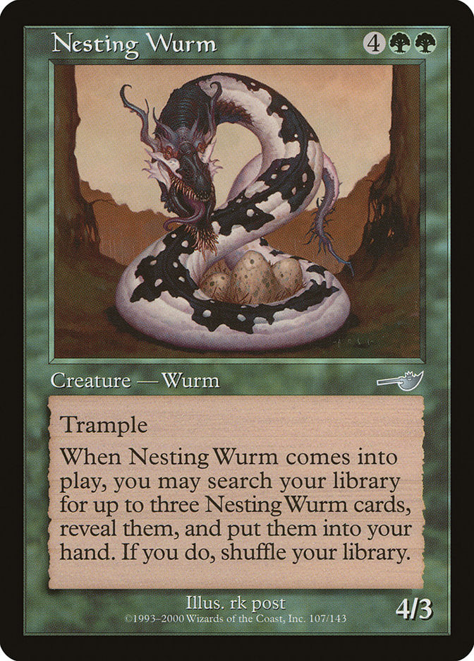 Nesting Wurm [Nemesis] | Deep Dive Games St. Marys