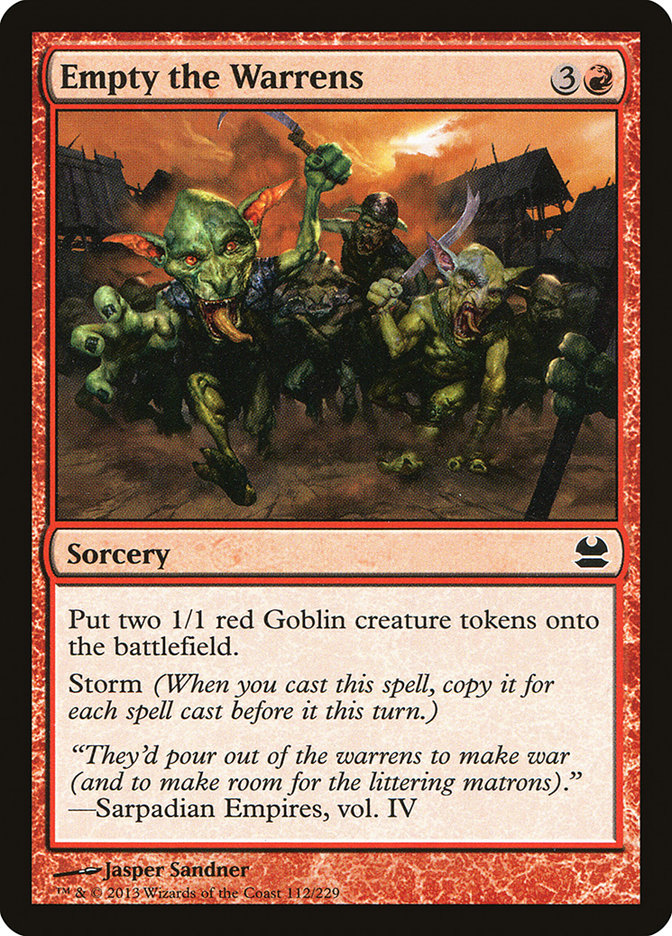 Empty the Warrens [Modern Masters] | Deep Dive Games St. Marys