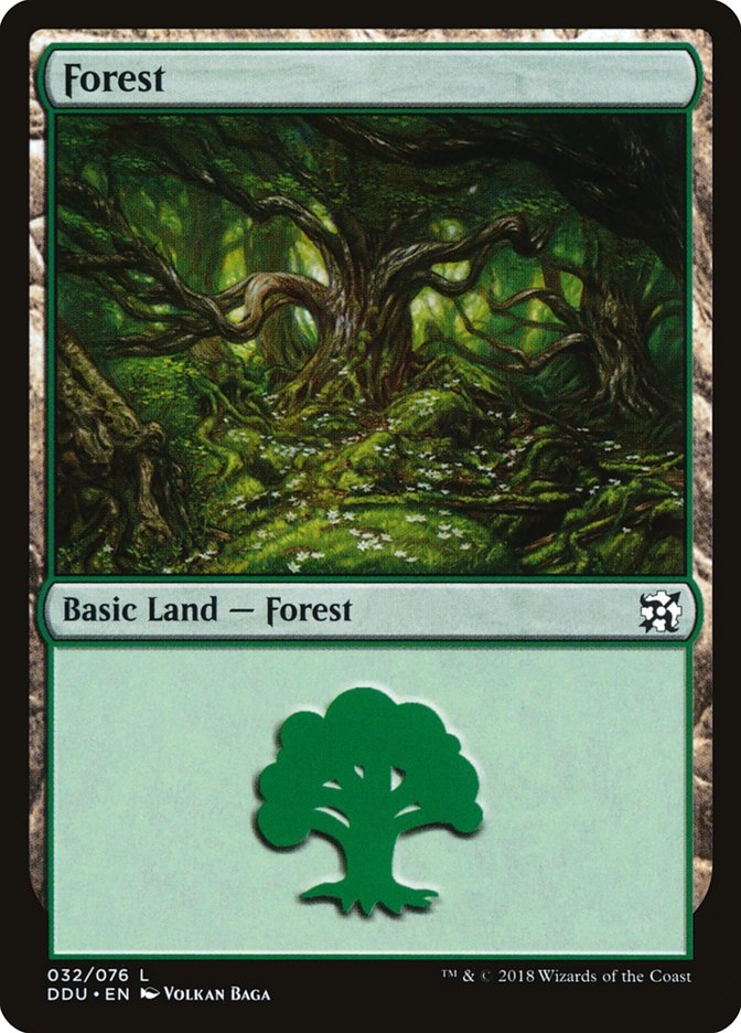 Forest (32) [Duel Decks: Elves vs. Inventors] | Deep Dive Games St. Marys