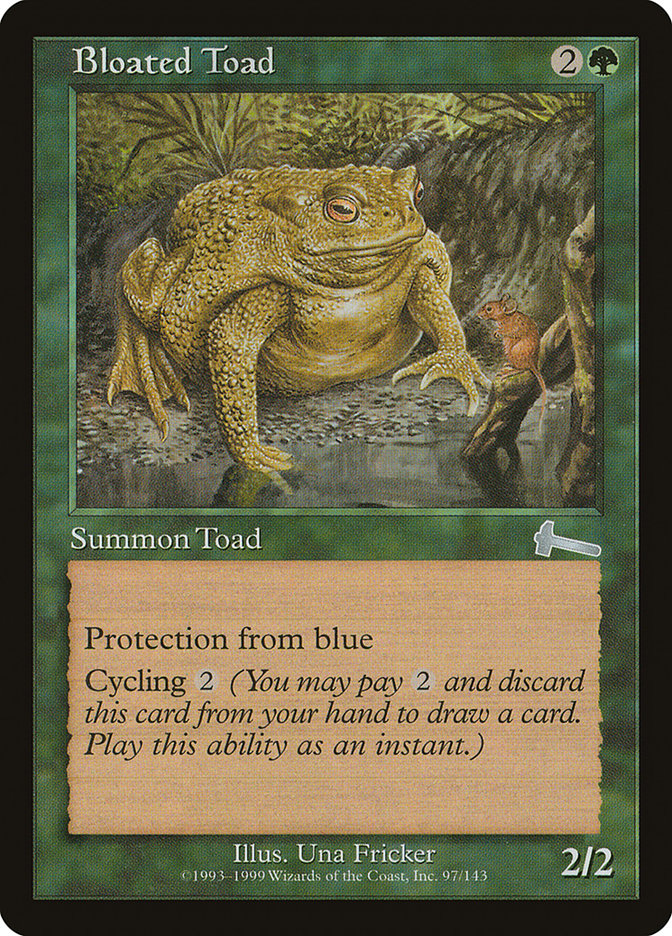 Bloated Toad [Urza's Legacy] | Deep Dive Games St. Marys