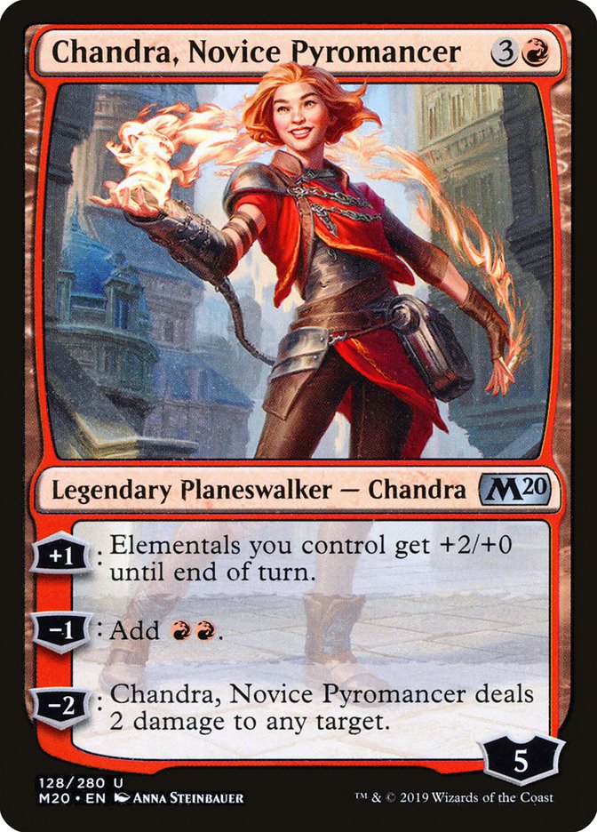 Chandra, Novice Pyromancer [Core Set 2020] | Deep Dive Games St. Marys