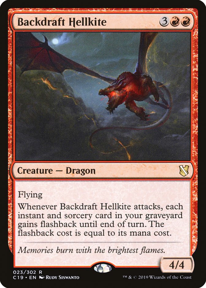 Backdraft Hellkite [Commander 2019] | Deep Dive Games St. Marys