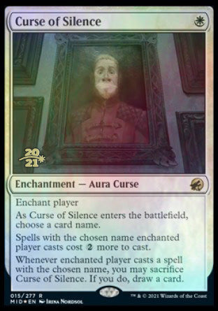 Curse of Silence [Innistrad: Midnight Hunt Prerelease Promos] | Deep Dive Games St. Marys