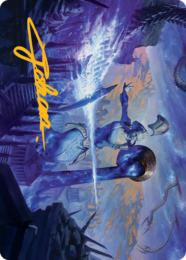 Ephara, Ever-Sheltering Art Card (Gold-Stamped Signature) [March of the Machine Art Series] | Deep Dive Games St. Marys