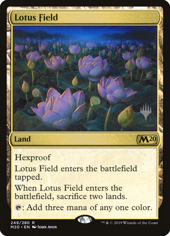 Lotus Field (Promo Pack) [Core Set 2020 Promos] | Deep Dive Games St. Marys