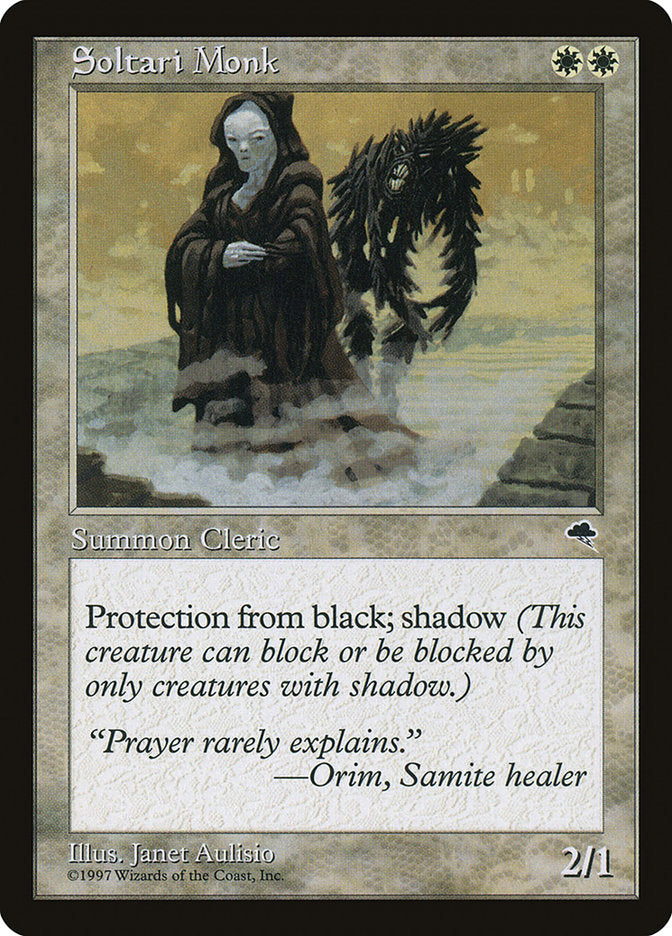 Soltari Monk [Tempest] | Deep Dive Games St. Marys