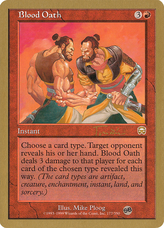 Blood Oath (Jan Tomcani) (SB) [World Championship Decks 2001] | Deep Dive Games St. Marys