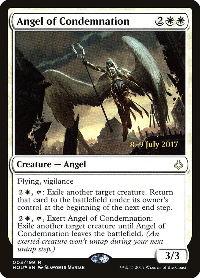 Angel of Condemnation [Hour of Devastation Prerelease Promos] | Deep Dive Games St. Marys