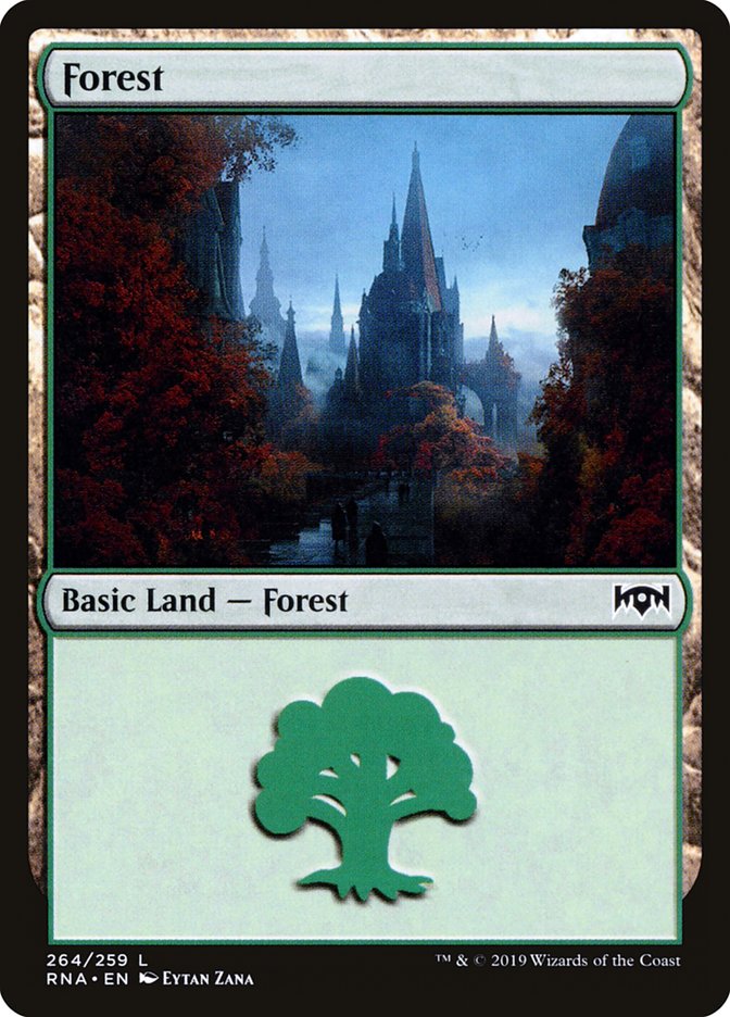 Forest (264) [Ravnica Allegiance] | Deep Dive Games St. Marys