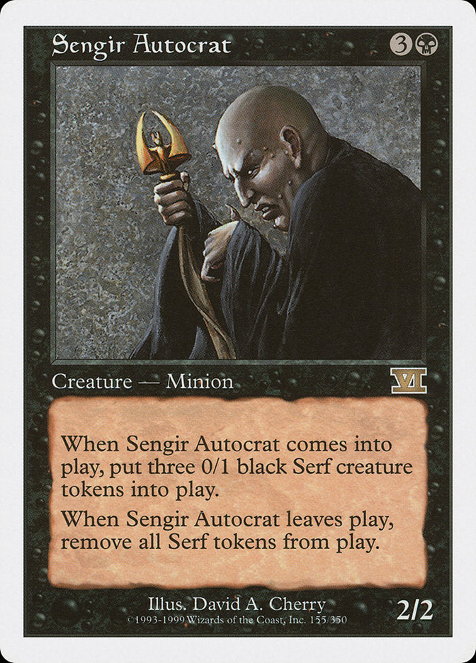 Sengir Autocrat [Classic Sixth Edition] | Deep Dive Games St. Marys