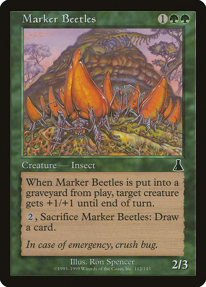 Marker Beetles [Urza's Destiny] | Deep Dive Games St. Marys