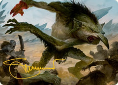 Troll Art Card (Gold-Stamped Signature) [Dungeons & Dragons: Adventures in the Forgotten Realms Art Series] | Deep Dive Games St. Marys