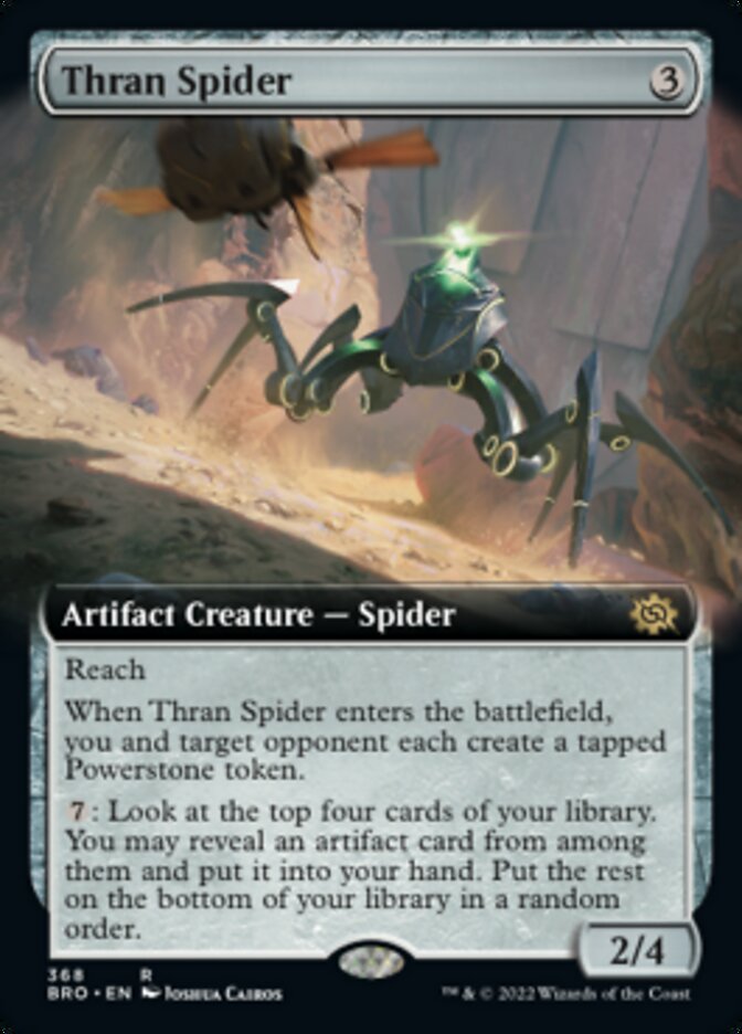 Thran Spider (Extended Art) [The Brothers' War] | Deep Dive Games St. Marys