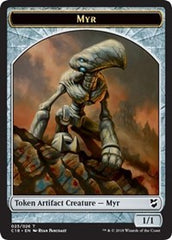 Myr (023) // Thopter (025) Double-Sided Token [Commander 2018 Tokens] | Deep Dive Games St. Marys