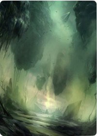 Swamp 1 Art Card [Zendikar Rising Art Series] | Deep Dive Games St. Marys