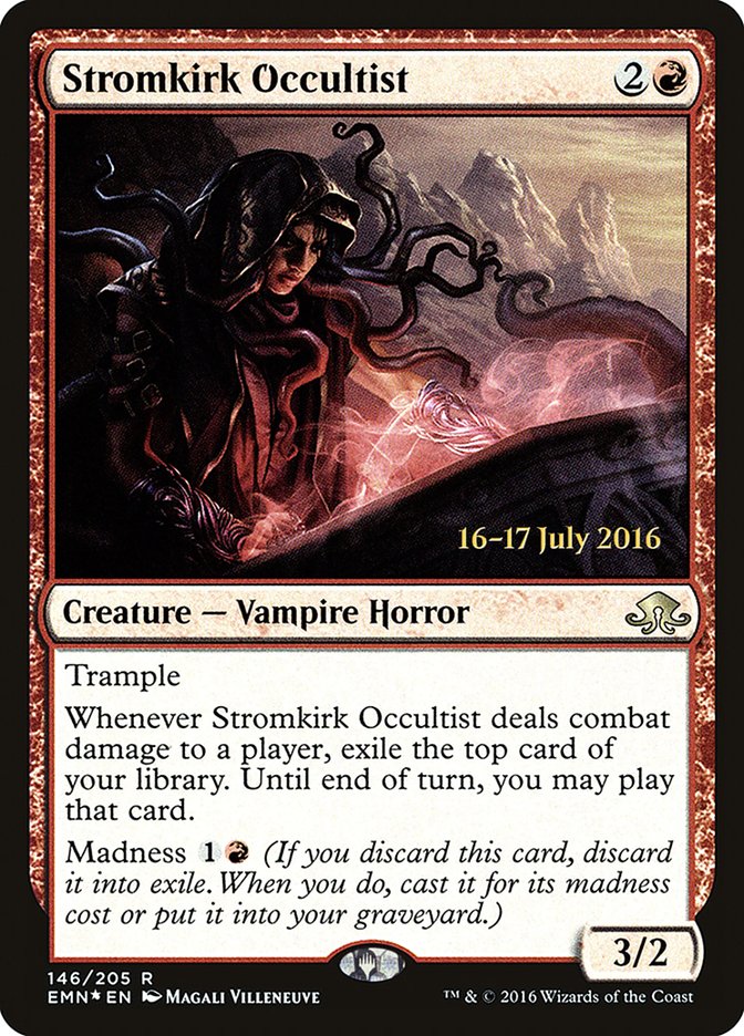 Stromkirk Occultist [Eldritch Moon Prerelease Promos] | Deep Dive Games St. Marys