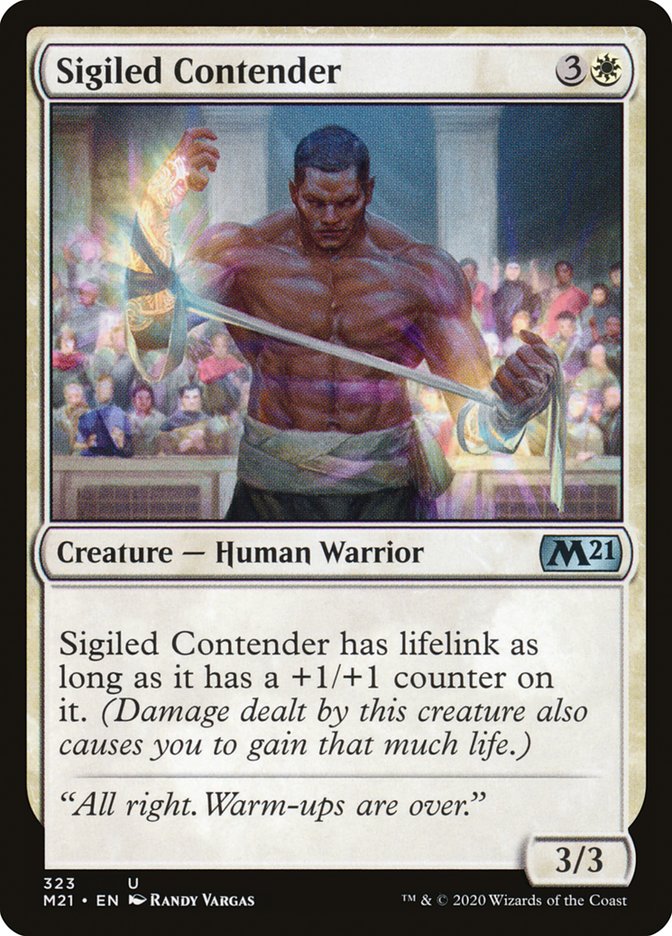 Sigiled Contender [Core Set 2021] | Deep Dive Games St. Marys