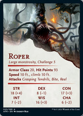Roper Art Card [Dungeons & Dragons: Adventures in the Forgotten Realms Art Series] | Deep Dive Games St. Marys