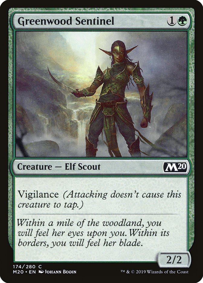 Greenwood Sentinel [Core Set 2020] | Deep Dive Games St. Marys