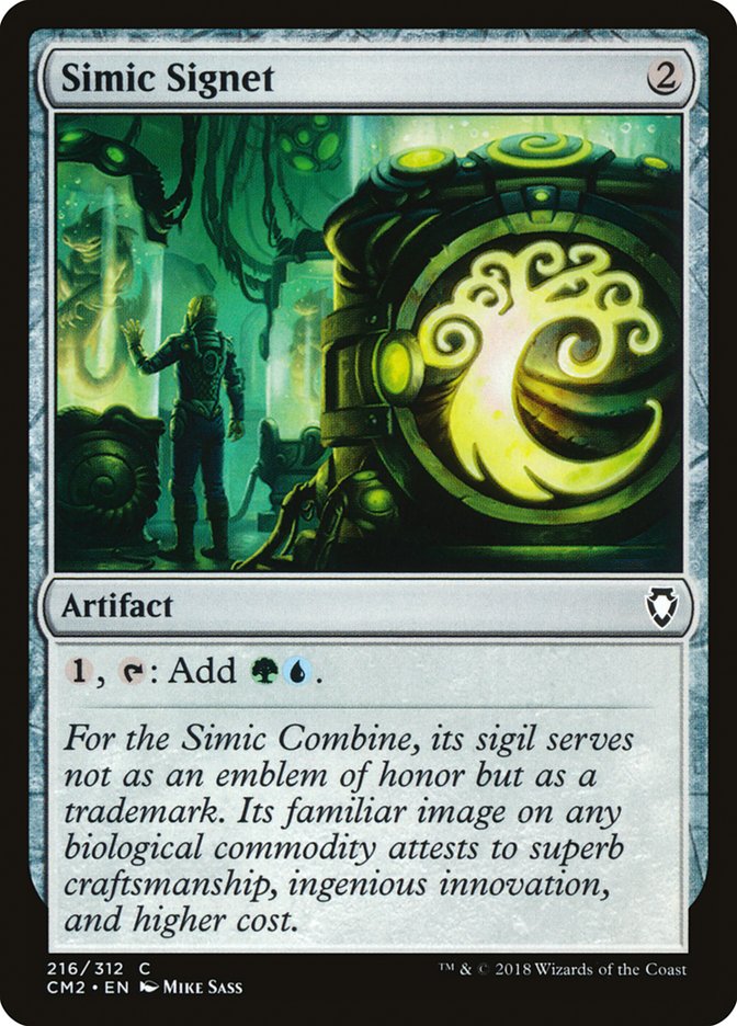 Simic Signet (216/312) [Commander Anthology Volume II] | Deep Dive Games St. Marys