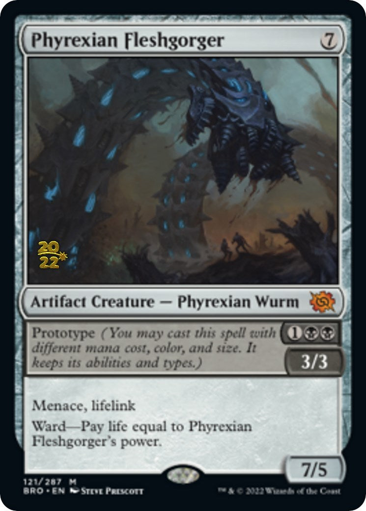 Phyrexian Fleshgorger [The Brothers' War Prerelease Promos] | Deep Dive Games St. Marys