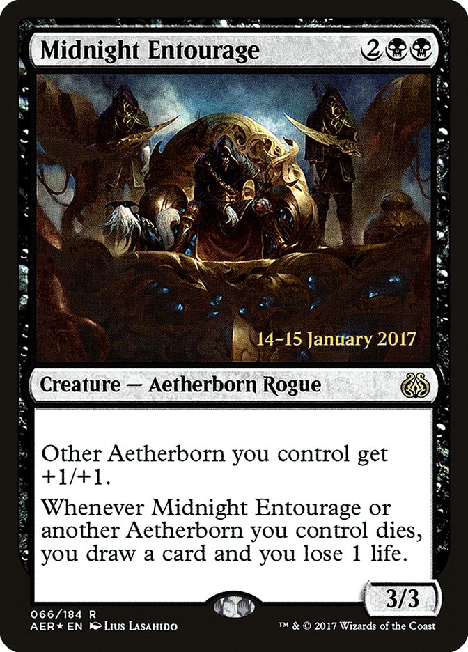 Midnight Entourage [Aether Revolt Prerelease Promos] | Deep Dive Games St. Marys