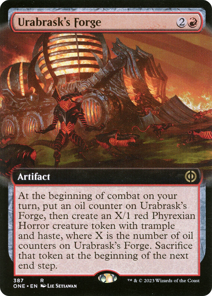 Urabrask's Forge (Extended Art) [Phyrexia: All Will Be One] | Deep Dive Games St. Marys