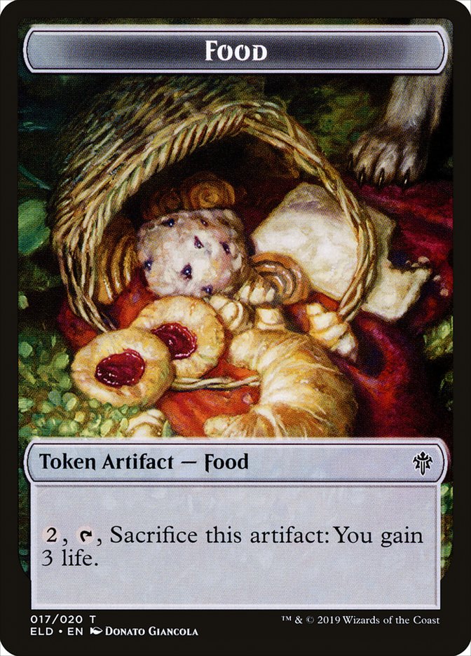 Bear // Food (17) Double-Sided Token [Throne of Eldraine Tokens] | Deep Dive Games St. Marys