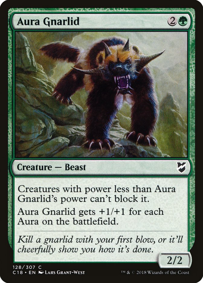 Aura Gnarlid [Commander 2018] | Deep Dive Games St. Marys