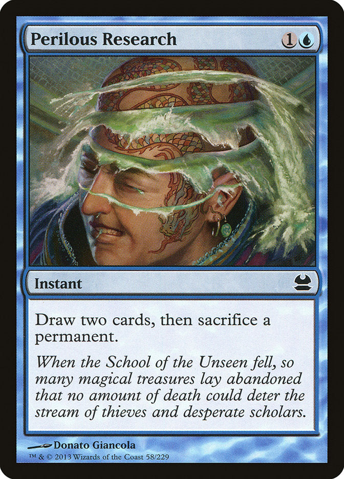 Perilous Research [Modern Masters] | Deep Dive Games St. Marys