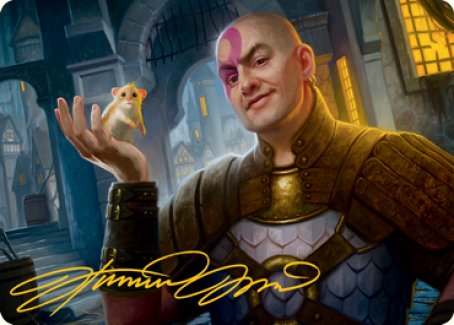 Minsc, Beloved Ranger Art Card (Gold-Stamped Signature) [Dungeons & Dragons: Adventures in the Forgotten Realms Art Series] | Deep Dive Games St. Marys