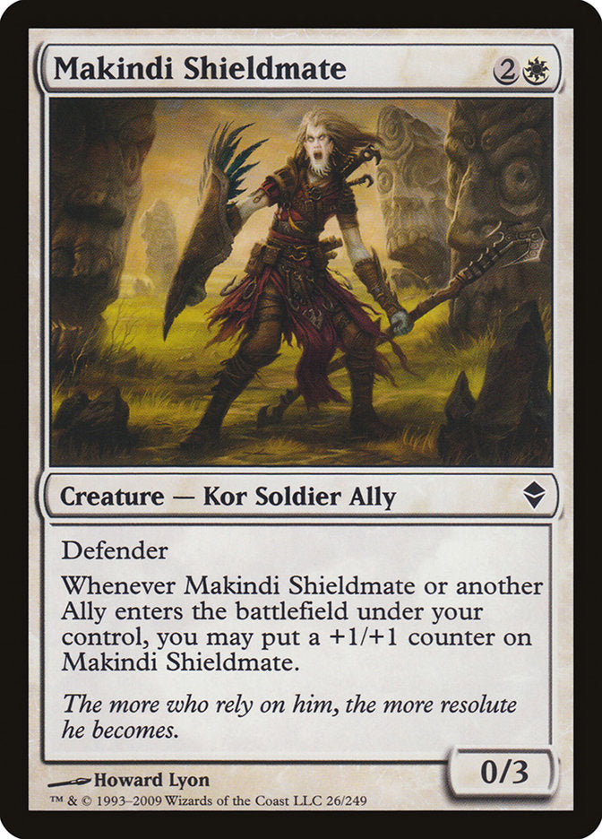 Makindi Shieldmate [Zendikar] | Deep Dive Games St. Marys