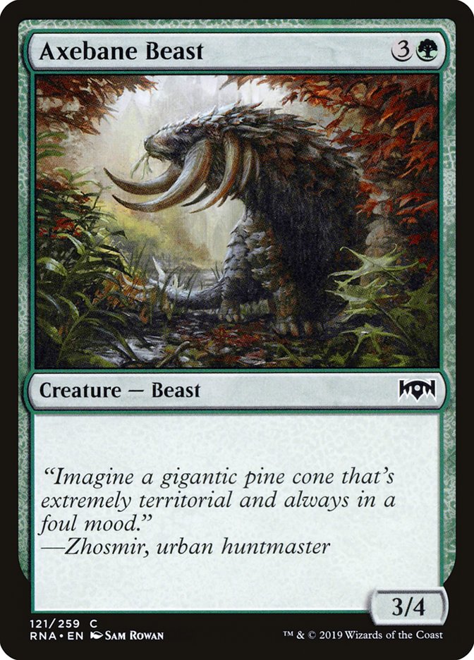 Axebane Beast [Ravnica Allegiance] | Deep Dive Games St. Marys