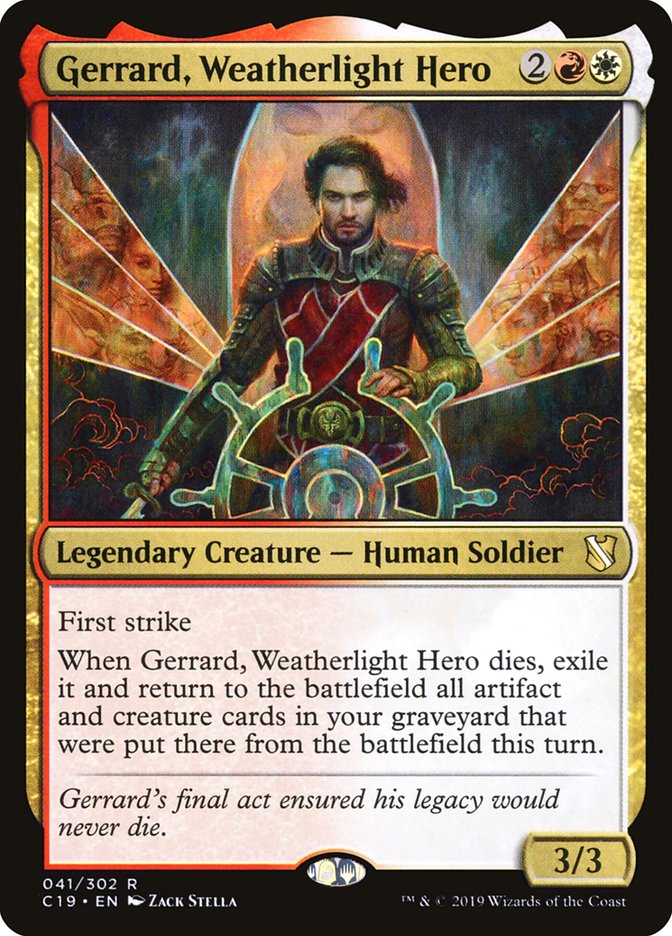 Gerrard, Weatherlight Hero [Commander 2019] | Deep Dive Games St. Marys