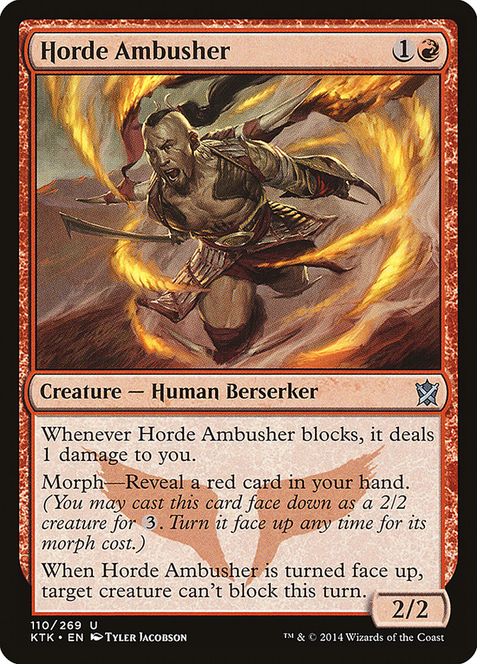 Horde Ambusher [Khans of Tarkir] | Deep Dive Games St. Marys