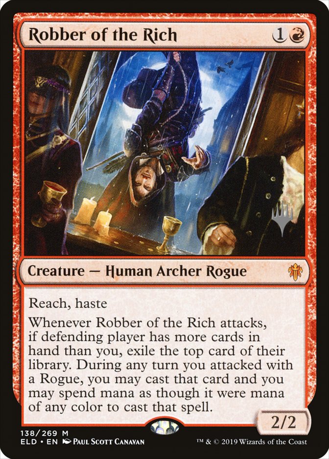 Robber of the Rich (Promo Pack) [Throne of Eldraine Promos] | Deep Dive Games St. Marys