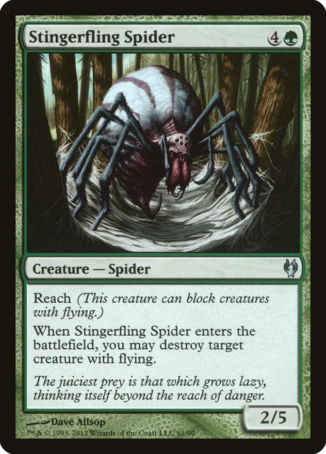 Stingerfling Spider [Duel Decks: Izzet vs. Golgari] | Deep Dive Games St. Marys