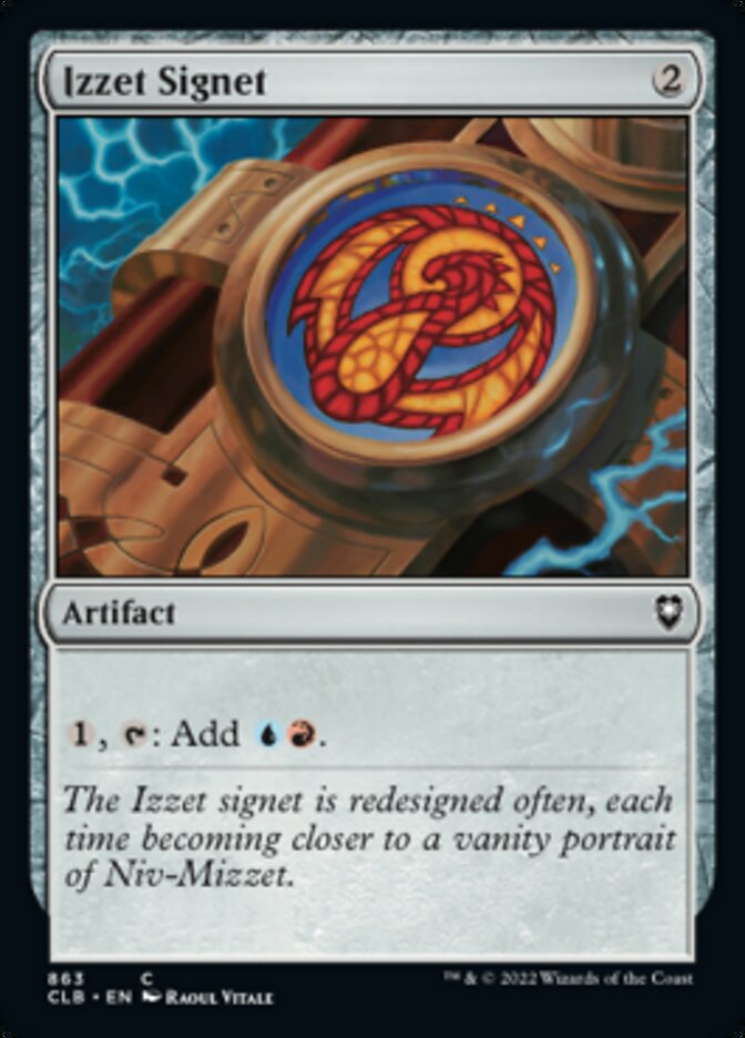 Izzet Signet [Commander Legends: Battle for Baldur's Gate] | Deep Dive Games St. Marys