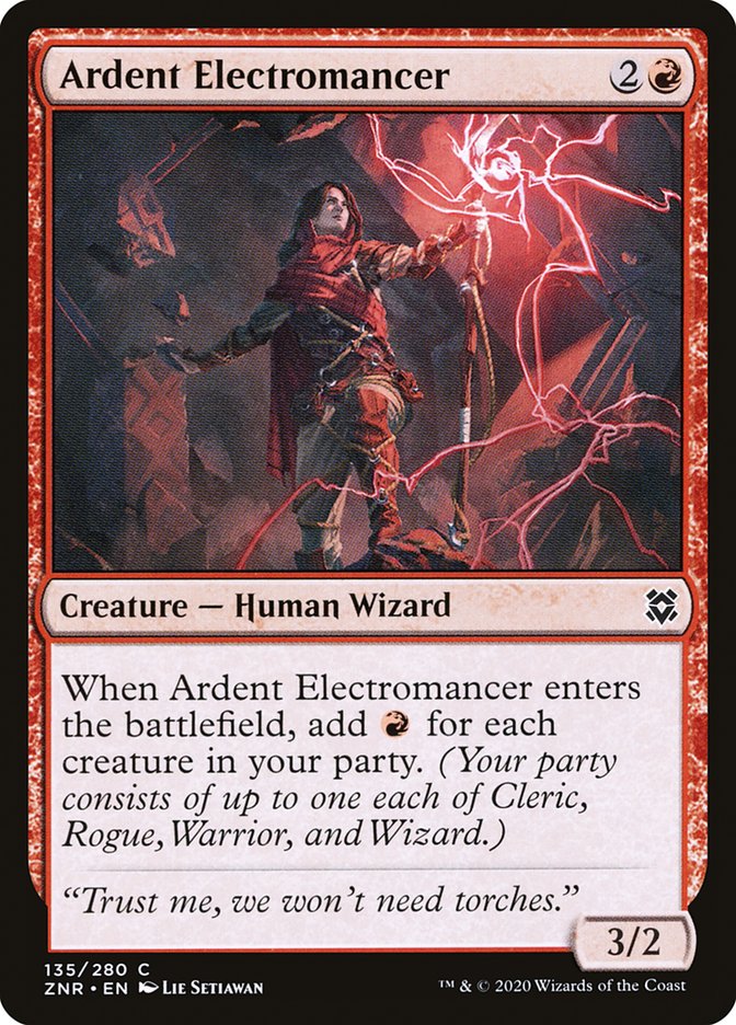 Ardent Electromancer [Zendikar Rising] | Deep Dive Games St. Marys