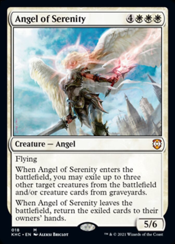 Angel of Serenity [Kaldheim Commander] | Deep Dive Games St. Marys