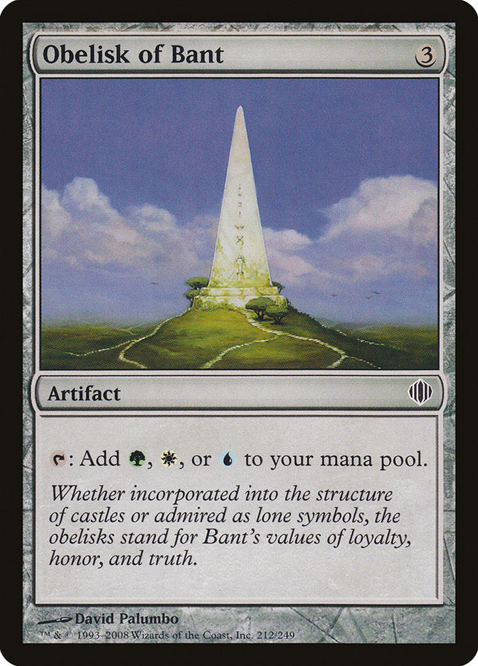 Obelisk of Bant [Shards of Alara] | Deep Dive Games St. Marys